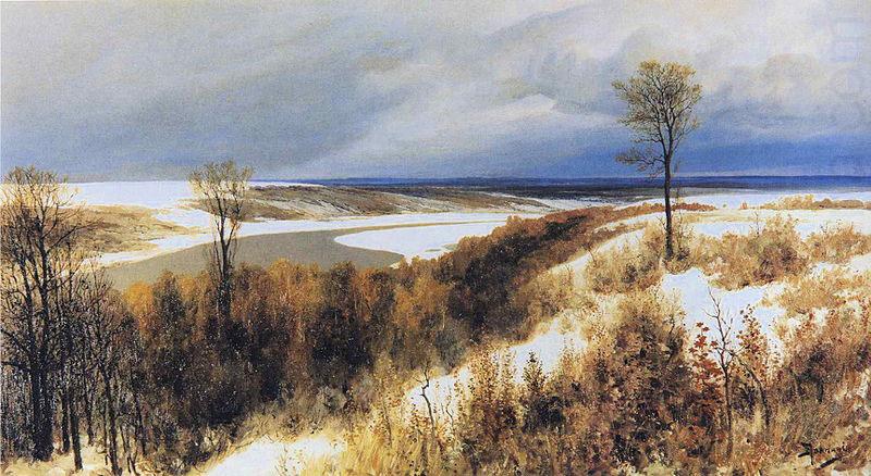 Vasiliy Polenov Early Snow china oil painting image